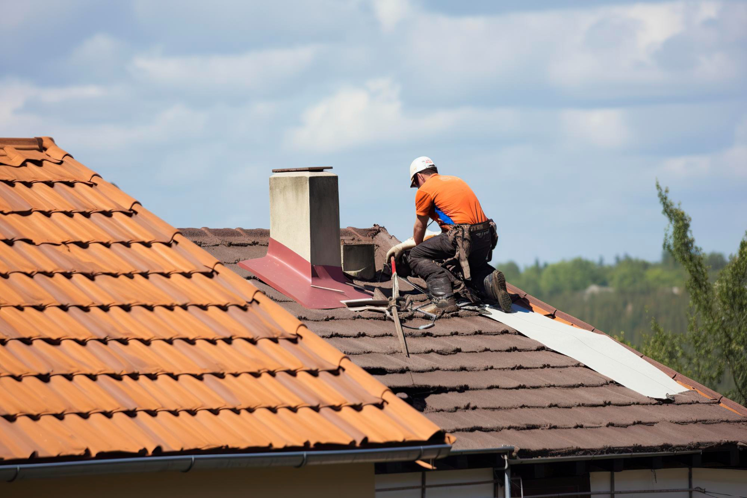 Contrôle qualité et finitions sur toiture
